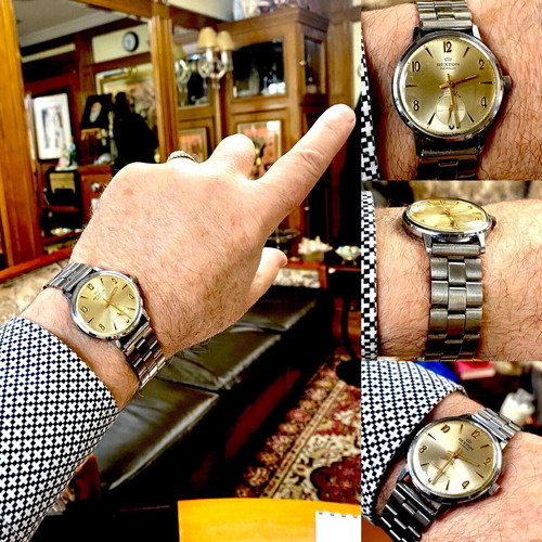 Rexton mechanical 34mm used men's watch
