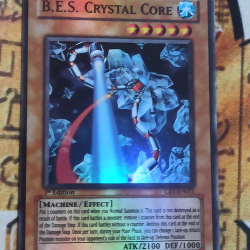 B.E.S. Crystal Core Effect Monster card like new, Yu-Gi-Oh!