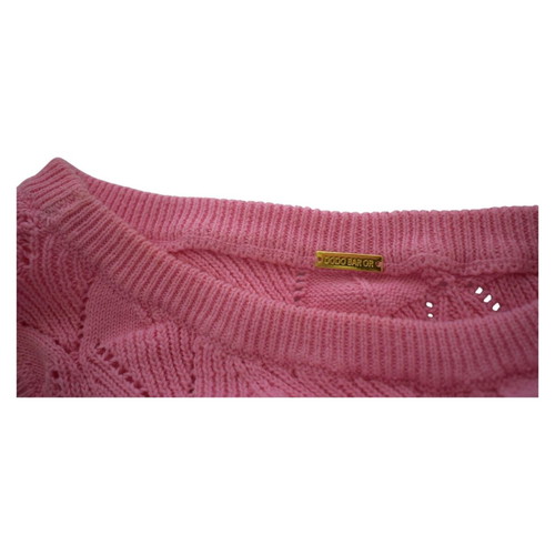 Dodo Bar Or Pas Pour Toi pink maxi dress one shoulder with fringes used, size 42