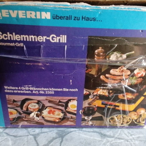 Severin Schlemmer-Grill vintage like new, made in West Germany