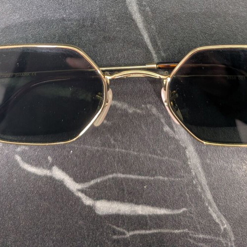 Tommy Shark 3556 01 Mineral Crystal Sunglasses New Gold