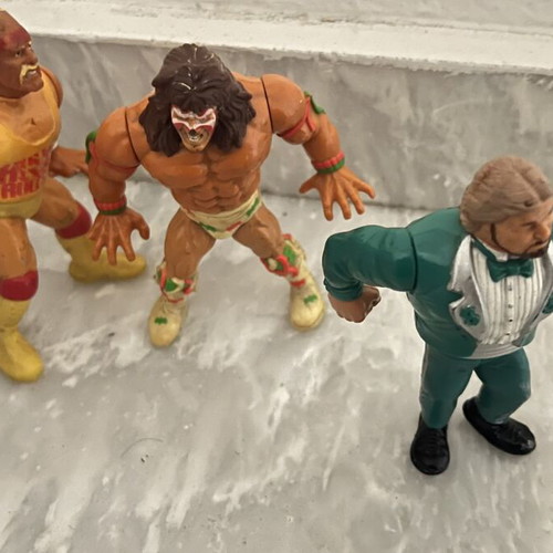 WWF vintage 90s figures set of 3 used