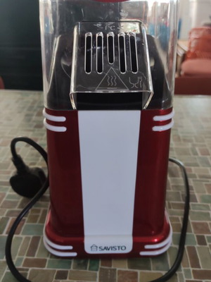 Savisto Vintage Style Popcorn Maker like new