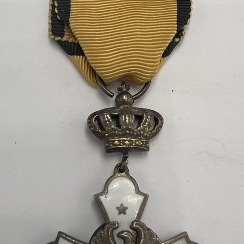 Silver Knight of the Phoenix Order Medal used, 950 silver