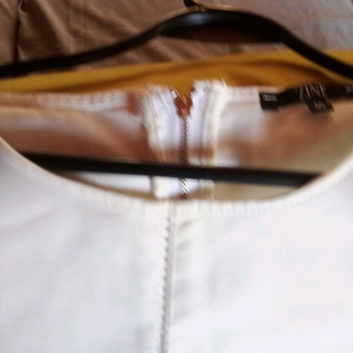 Zini white blouse size 40 like new, slim fit