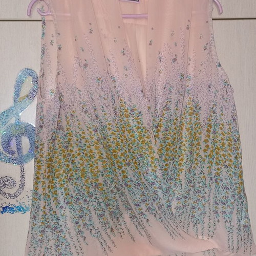 Passager Pink Shirt Size 40 New Floral Pattern