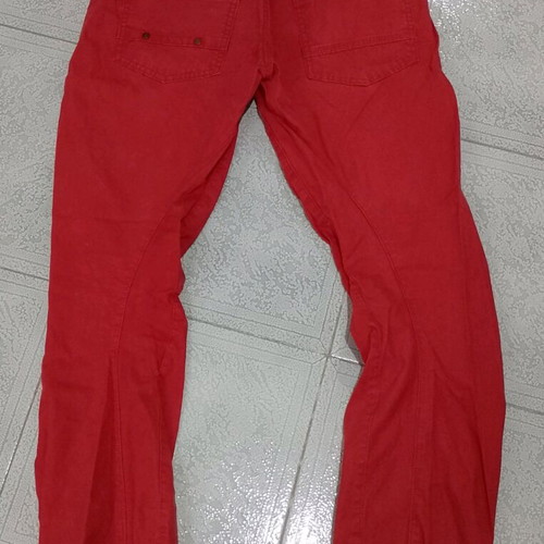 Marks and Spencer Cargo Pants like new, red, boys 13-14 years