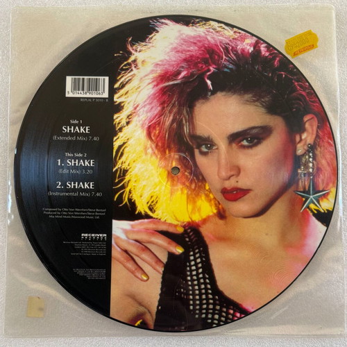 Madonna Otto Von Wernherr Shake 12'' picture disc like new