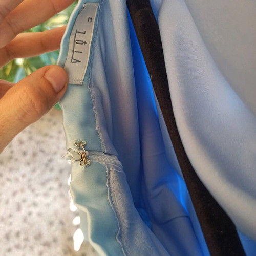 Skirt turquoise long fairy tale style with matching top like new