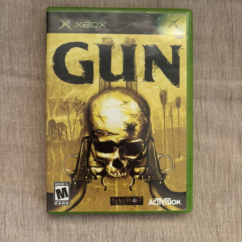 Gun Xbox Original NTSC game, American, complete