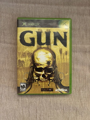 Gun Xbox Original NTSC game, American, complete