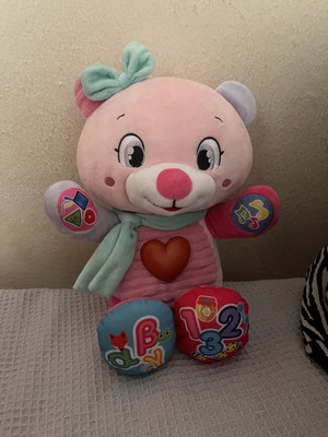 Baby Clementoni interactive soft bear like new, Greek