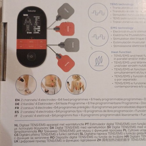 Beurer EMS TENS Portable Device like new for Full Body Passive Training