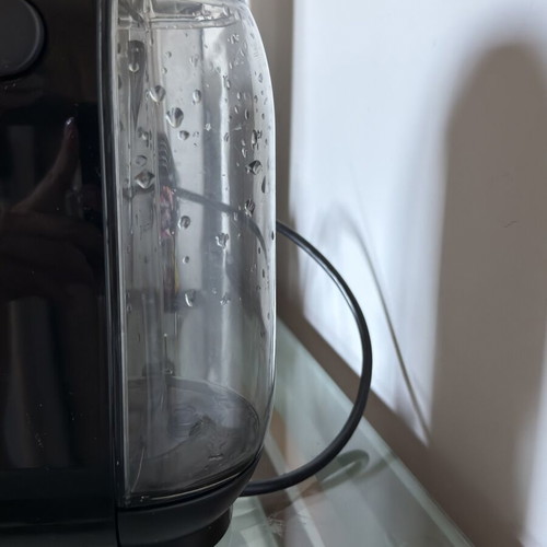 Tchibo Cafissimo coffee machine with reusable metal capsule, used