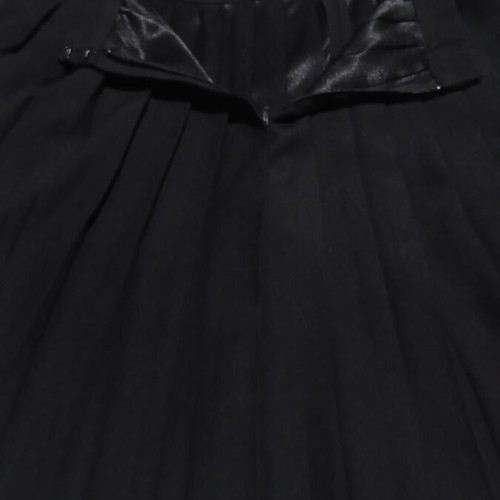Black pleated skirt A-line size M like new