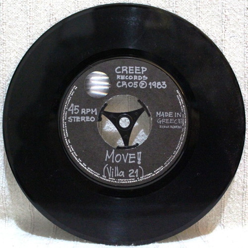 Villa 21 Move vinyl 7" 45 RPM single used, punk