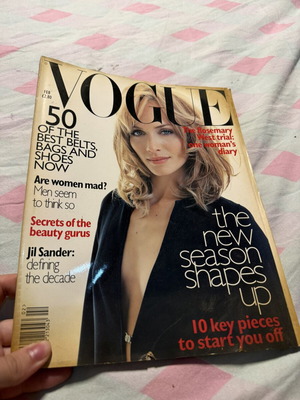 Vogue UK Φεβρουάριος 1996 vintage περιοδικό