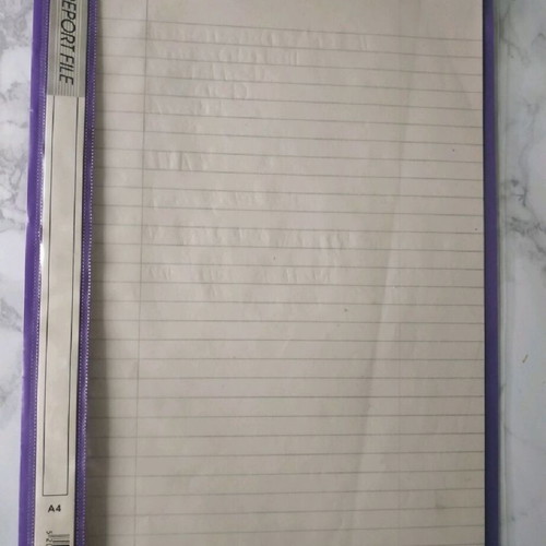 Set of three used folders