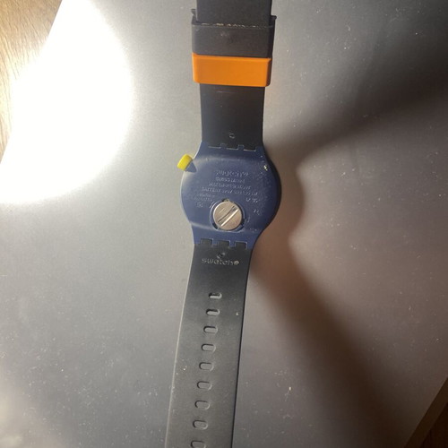 Swatch Big Bold BBNEON wristwatch, 47mm, black and yellow