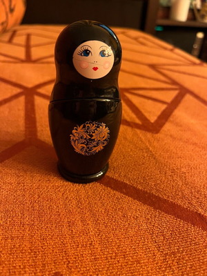 Matryoshka perfume bottle used, decorative