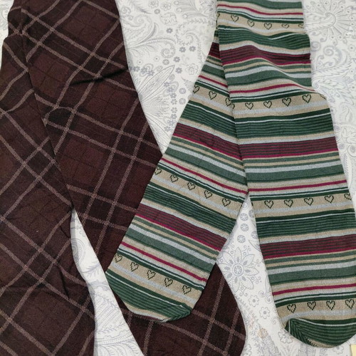 Golden Lady children's tights No 2-4 new, beige and brown, pack of 3