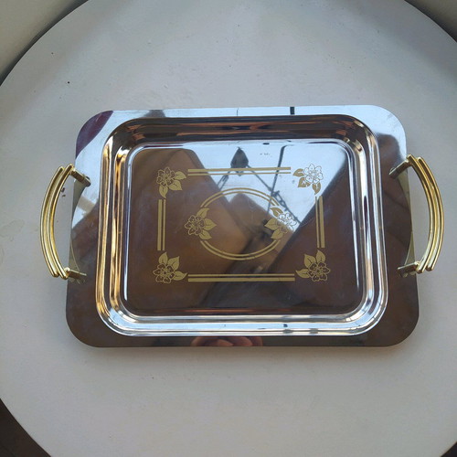 Vintage serving platters used