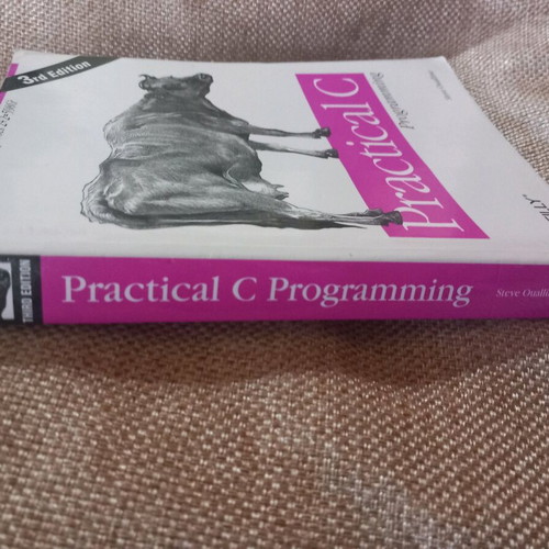 Practical C book used, English language