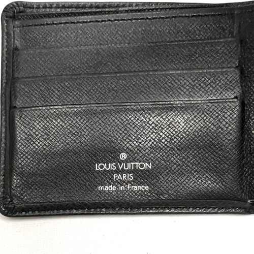 Louis Vuitton bi-fold wallet black used