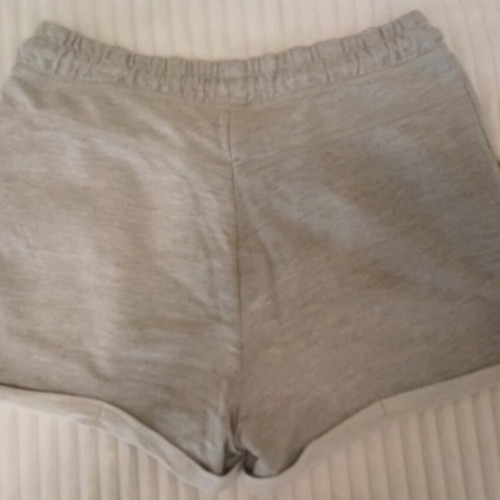 Stradivarius shorts used, cotton, size M, grey melange
