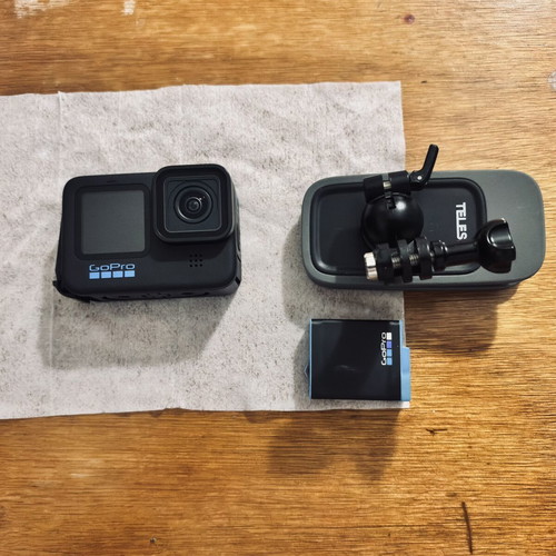 GoPro Hero 10 action camera used