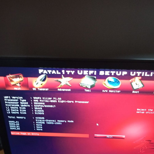 ASRock 990FX Killer motherboard with AMD FX 8320 3.5 GHz CPU and cooler