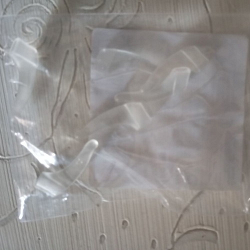 Glasses support silicone pack of 3, transparent, new