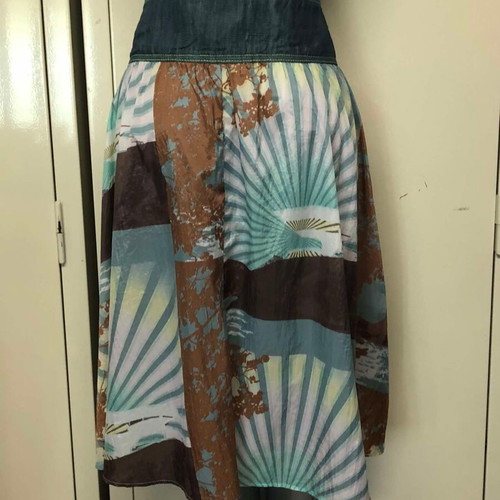 CUSTO skirt like new, colorful, size 42 M/L