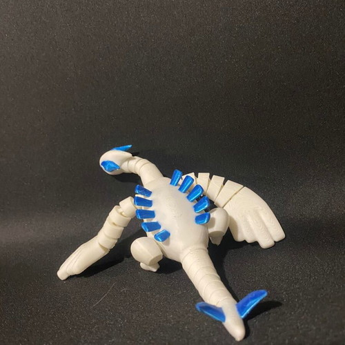 3D Lugia printed toy new with articulated body