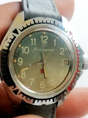 Bostok Army watch used, men's, 39mm