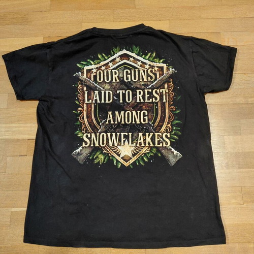 Sabaton Christmas Truce Shirt size L like new, black