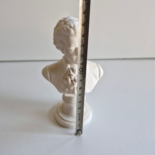 Small marble Mozart bust like new