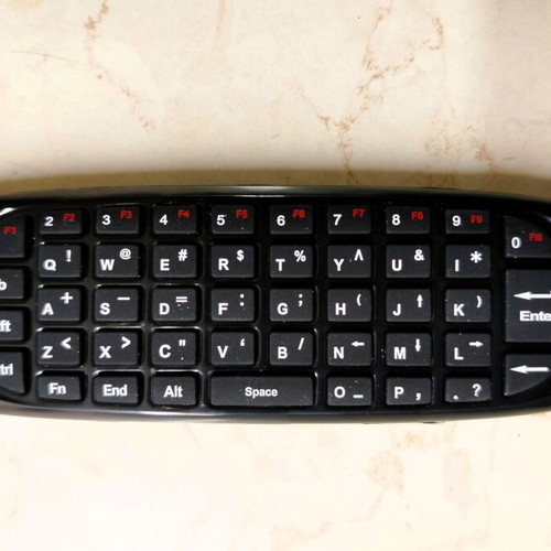 Air Mouse wireless remote with gyroscope and qwerty keyboard for TVboxes