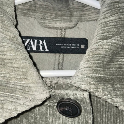 Zara cottle olive green jacket new, wide fit