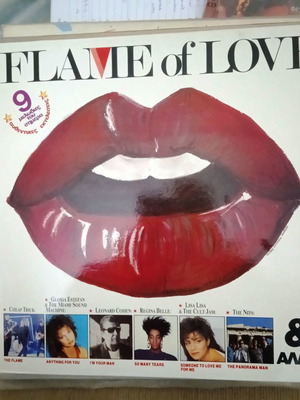 Flame of Love vinyl used, pop compilation LP