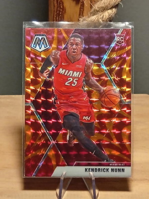 Kendrick Nunn Orange Reactive 2 Card 2019-20 Panini Mosaic like new