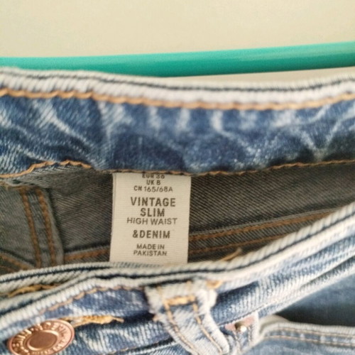 Zara women's blue denim jeans like new, size S