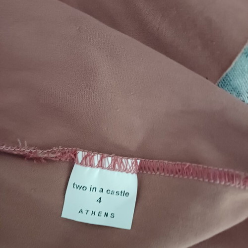 Girls' skirt with lining size 4 years like new beige