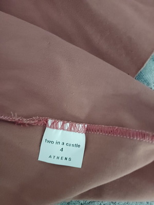 Girls' skirt with lining size 4 years like new beige