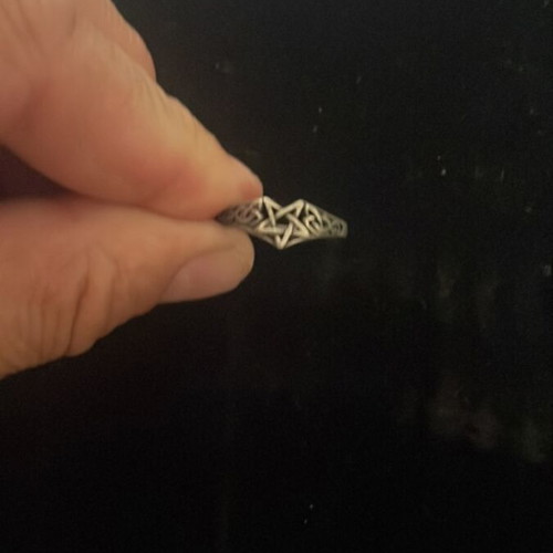 Silver ring vintage used very beautiful