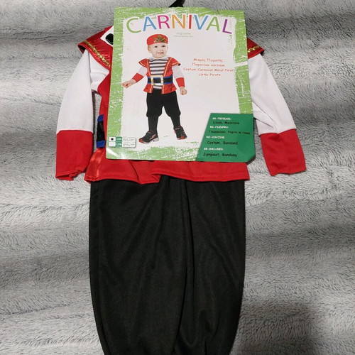 Baby pirate costume like new for 18 months old