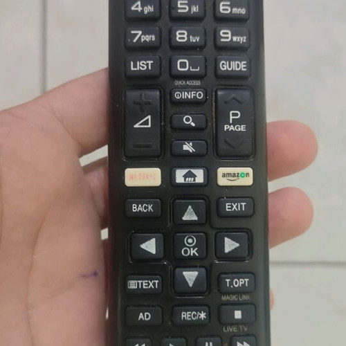 LG smart TV remote control used, fully functional
