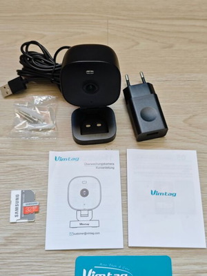 Vimtag 4MP Εξωτερική και Εσωτερική Κάμερα IP66 Αδιάβροχη με Έγχρωμη Νυχτερινή Όραση και Διπλής Κατεύθυνσης Ήχο