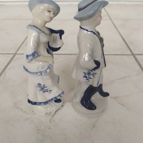 Vintage musician couple figurine like new