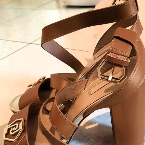 Liu Jo Hebe 14 sandals like new, calf leather, size 41, nut color